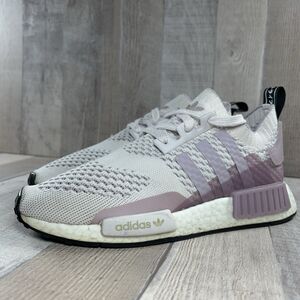 Adidas NMD R1 Women's 7.5 Primeknit Running Shoes Sneakers Orchid Tint EE6435